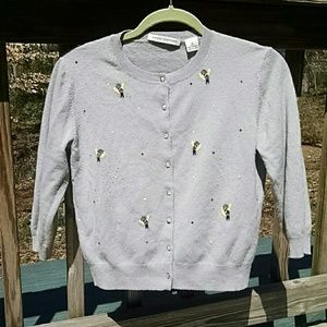 Cashmere crop cardigan